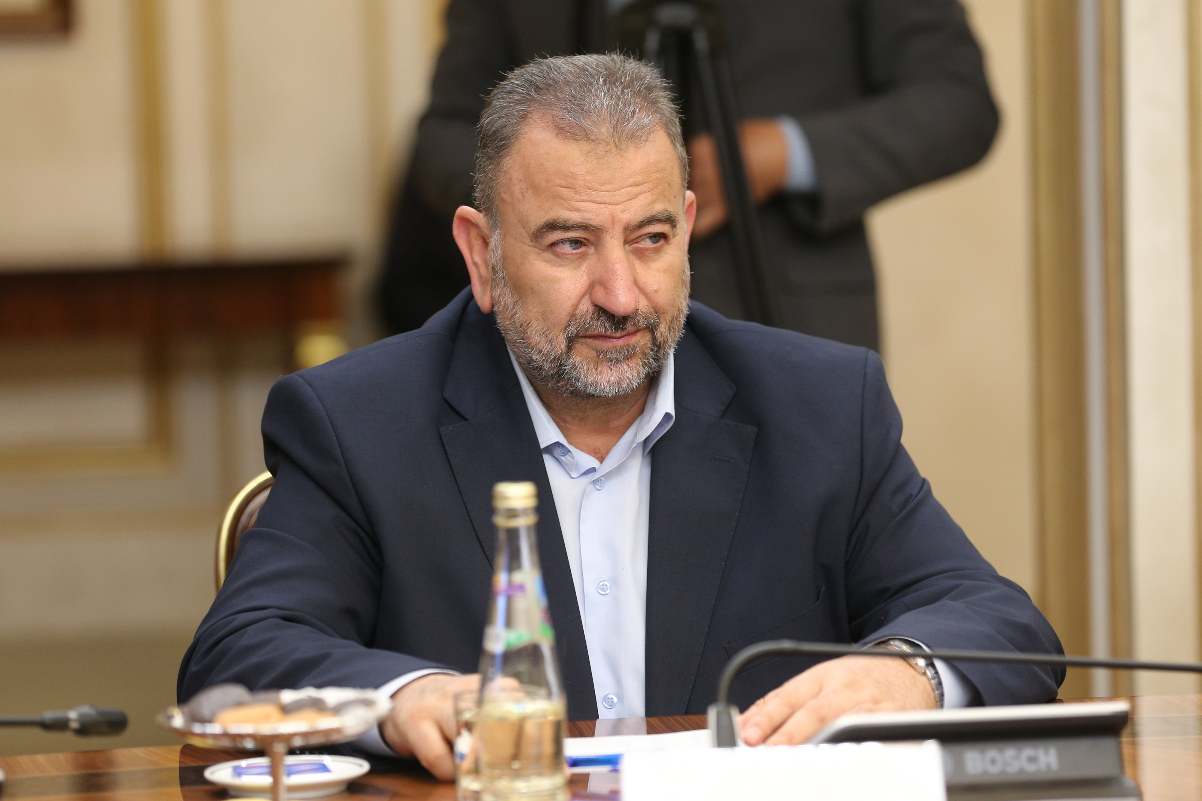 Chairman of Hamas, responsible for reviewing the Gaza ceasefire proposal