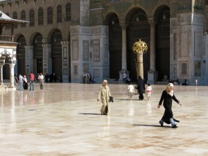 The Umayyad Mosque in Damascus, Syria.