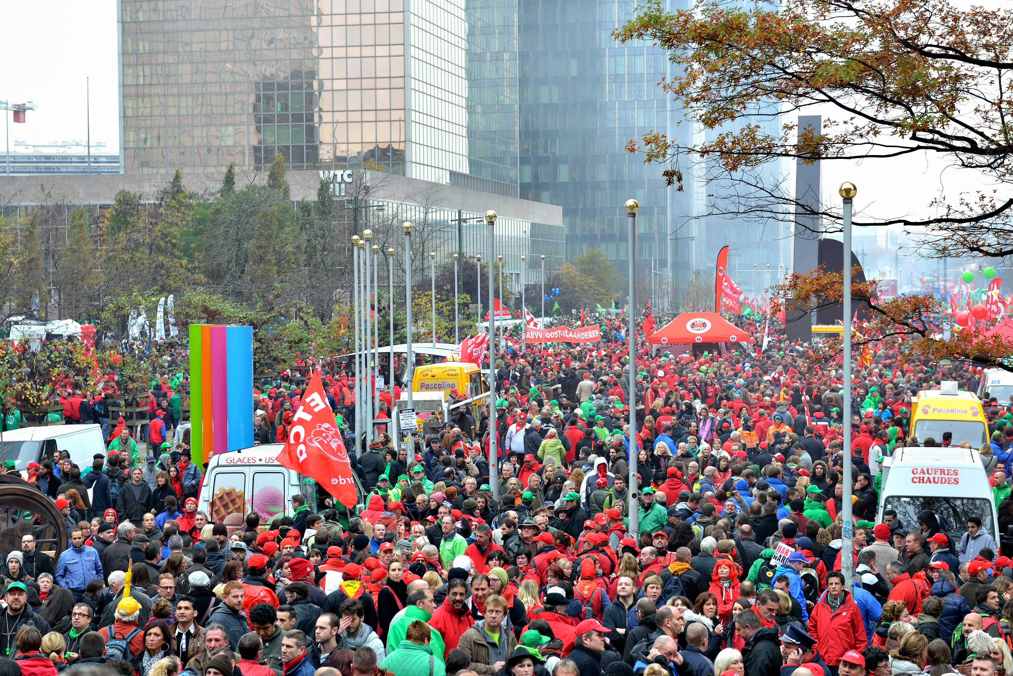 Protests in Belgium