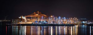 Cargo Port symbolising the import tariffs
