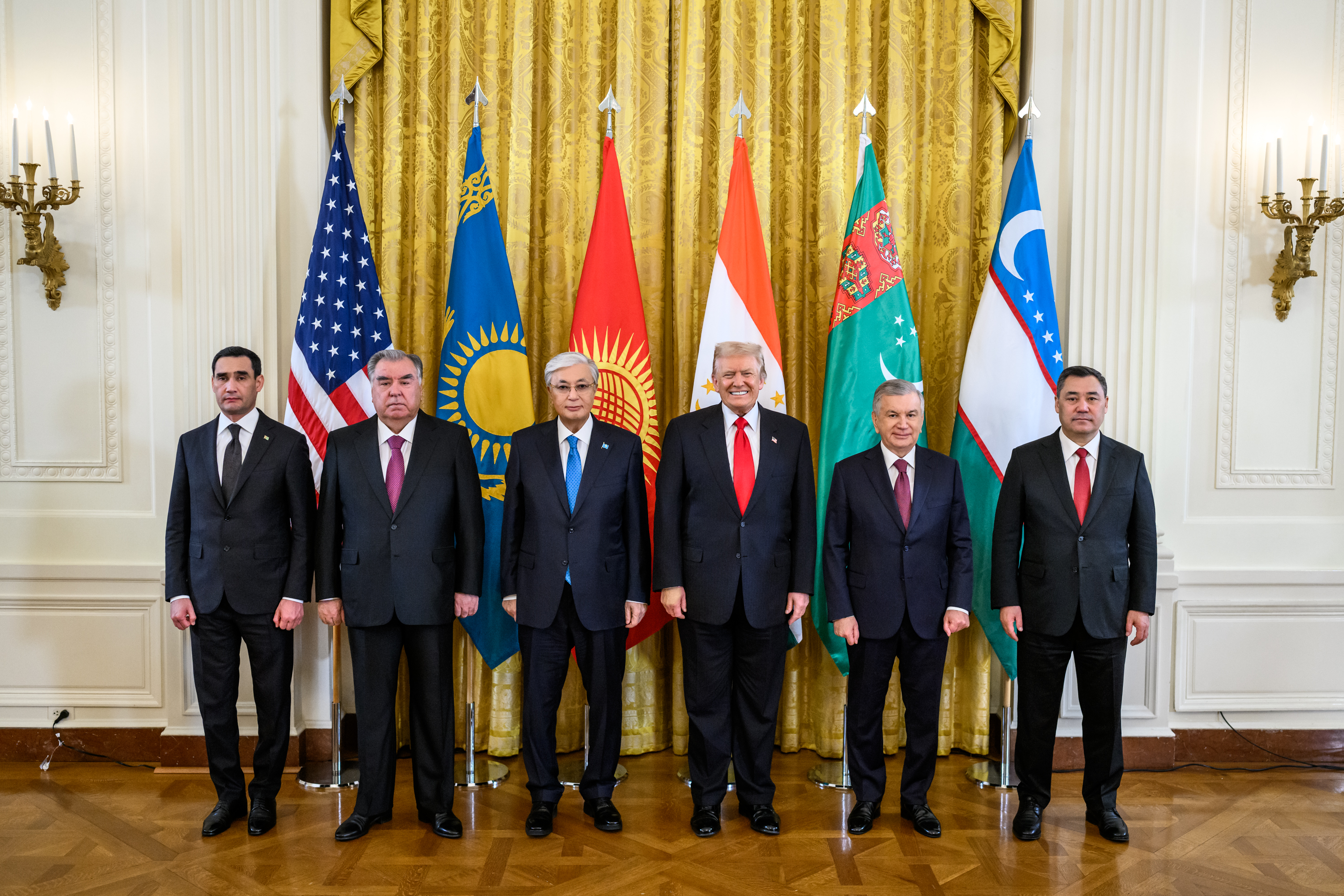 Central Asia Heads of Government at C5+1 Summit