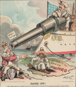 roosevelt corollary cartoon symbolising USA actions in Venezuela