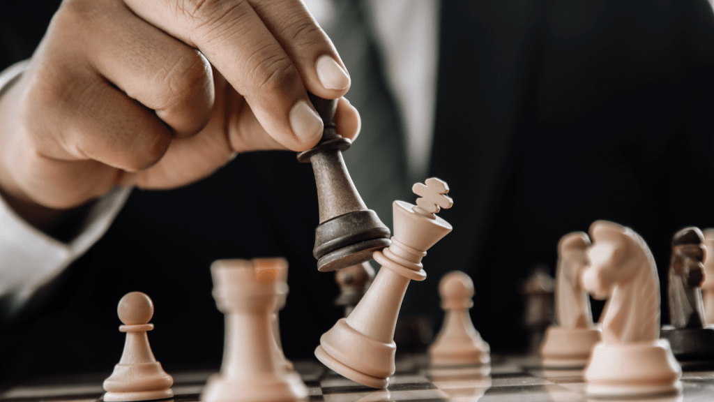 checkmate situation representing the game theory