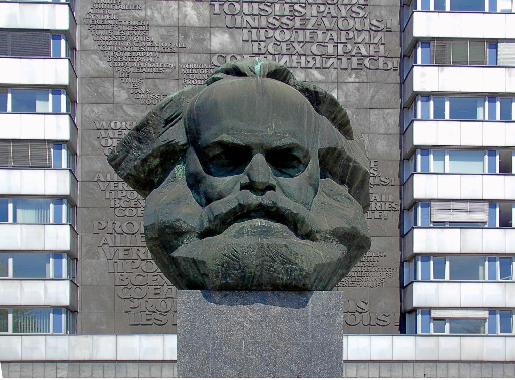 Marx statue in Chemnitz
